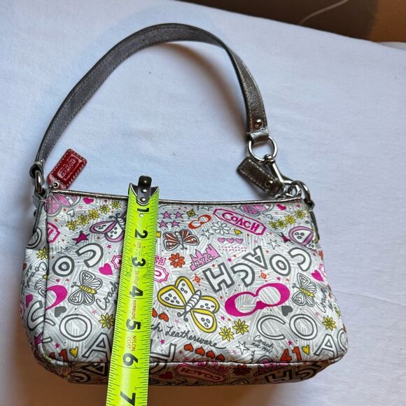 Rare Coach Multicolor Grafitti Mini Shoulder Bag - Picture 7 of 8